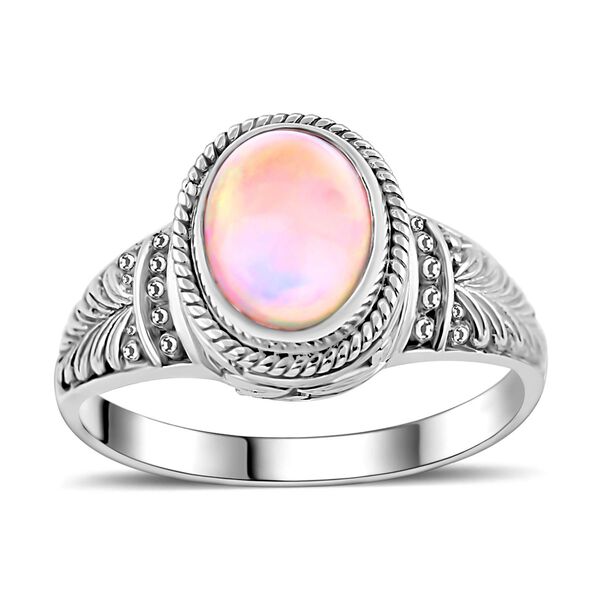 Royal Bali Kollektion - Nat&uuml;rlicher, &auml;thiopischer Welo Opal-Ring - 1,87 ct. image number 0