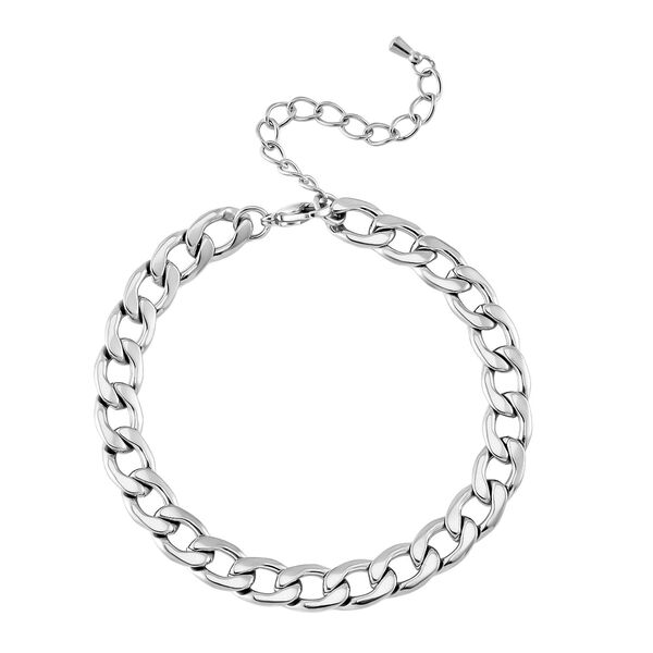 Weißer Kristall Schmuckset Reiner Edelstahl image number 4