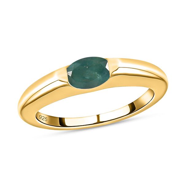 Grandidierit Ring, 925 Silber vergoldet, ca. 0,44 ct image number 4