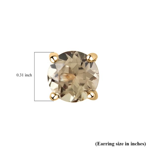 ILIANA AAA Turkizit-Ohrstecker, 750 Gelbgold ca. 3,00 ct image number 4