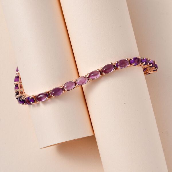 AA Rose De France Amethyst Armband, 20 cm - 17,49 ct. image number 2