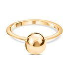 Kugelperle Ring, 375 Gelbgold image number 0