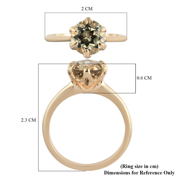 ILIANA AAAA Turkizit Ring 750 Gelbgold  ca. 2,17 ct image number 5