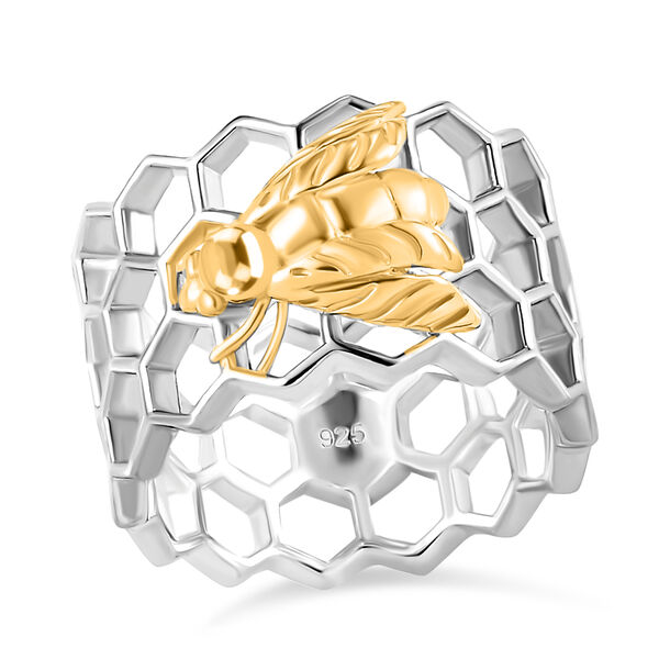 Zweifarbiger Bienenstock-Ring image number 4