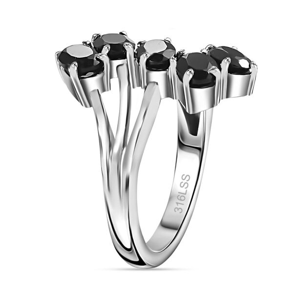 Schwarzer Spinell-Ring - 2,84 ct. image number 5