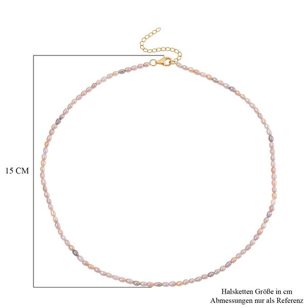 D'Joy mehrfarbige S&uuml;&szlig;wasser Perle 45+5cm Halskette image number 6