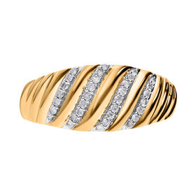 Weißer Diamant-Ring - 0,25 ct.