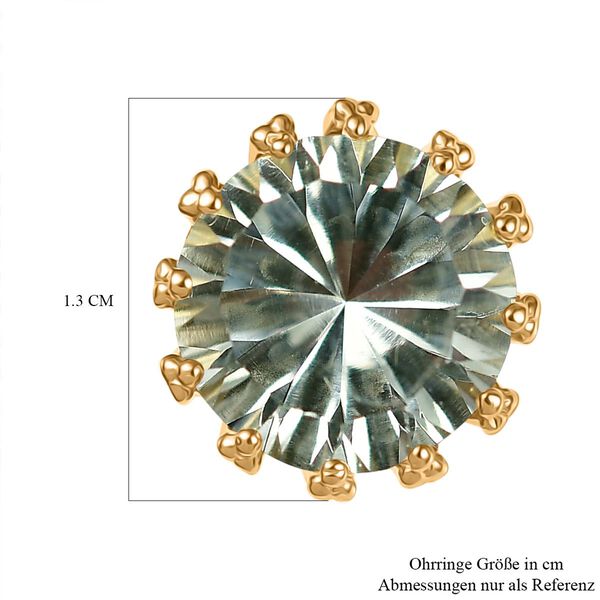 Prasiolith Ohrringe - 6,89 ct. image number 6