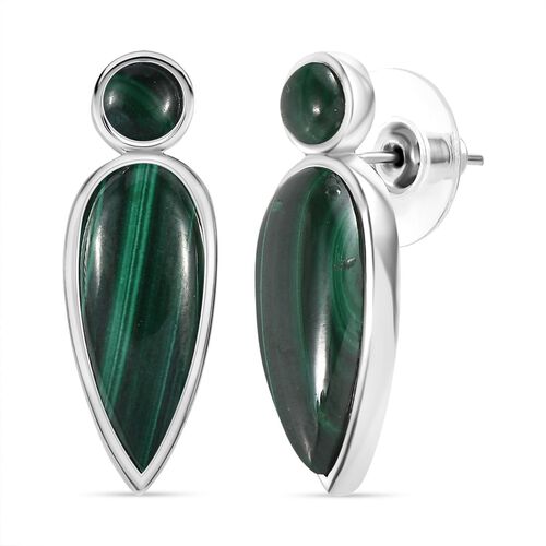 Malachit Ohrringe - 18,63 ct. image number 0