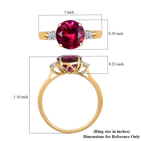 AAA Lab Grown Bixbit, Lab Grown Diamant Ring 417 Gold (Gr&ouml;&szlig;e 16.50) ca. 3.45 ct image number 5