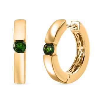 Nat&uuml;rliche Chromdiopsid-Ohrringe - 0,58 ct.