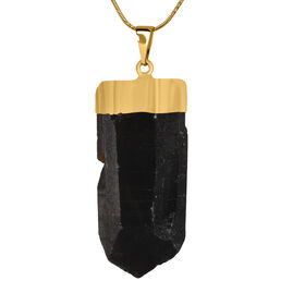 Rauchquarz Anhänger, goldfarben ca. 100.00 ct