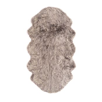 Kunstfell Teppich, hellbraun