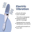Silikon Badebürste mit langem Griff und elektrischer Vibration, Blau image number 3
