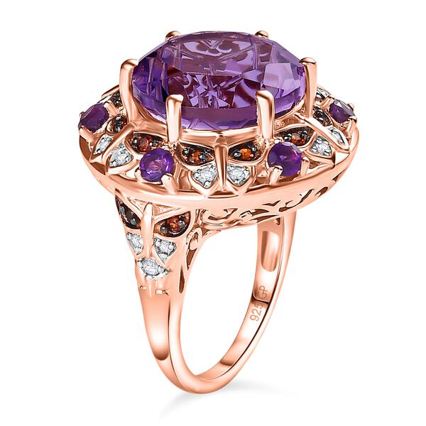 GP Trionfo Kollektion- AA Rose De France Amethyst und Multi-Edelstein-Ring - 9,71 ct. image number 5