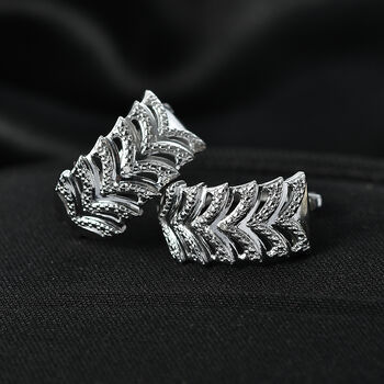 EverTrue Ohrringe mit Diamantakzenten in Silberton