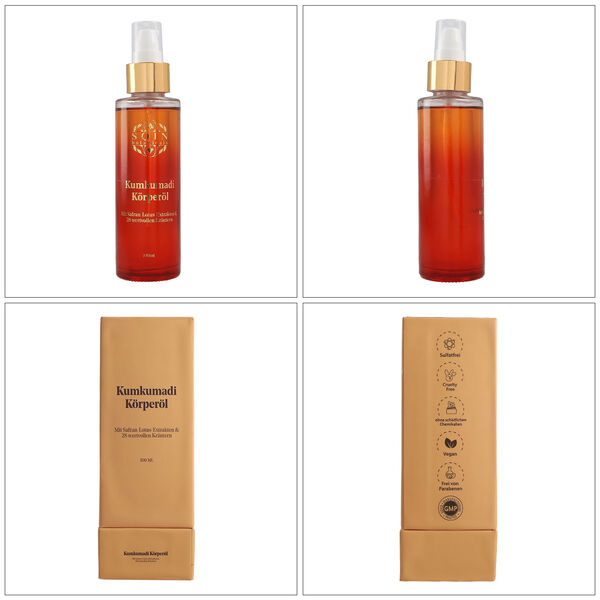 SQIN Botanicals- Kumkumadi K&ouml;rper&ouml;l, 100ml image number 8