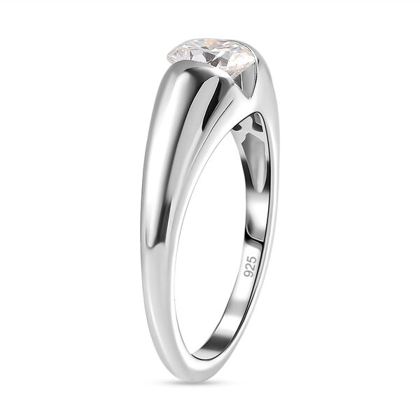 Moissanit Ring, ca. 0,74 ct image number 7