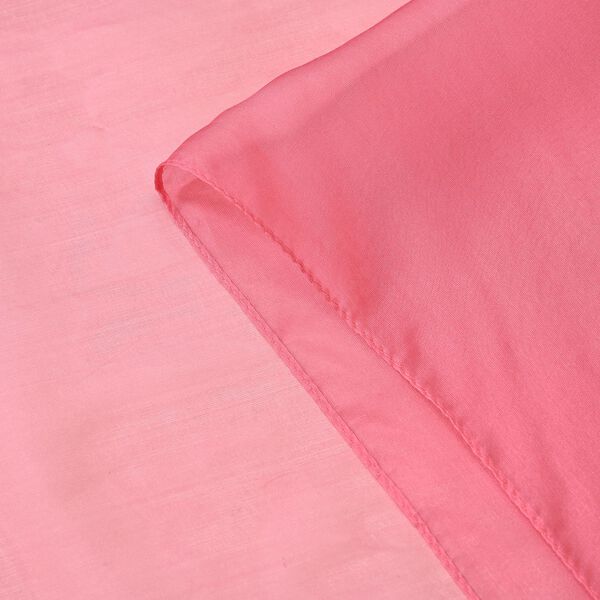 LA MAREY - 100% Maulbeeren-Seidenschal, Chiffon, 110x180 cm, Rosa image number 3