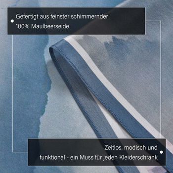 LA MAREY - Premium Selection - 100% Maulbeerenseiden, 35 x 150 cm, Lila