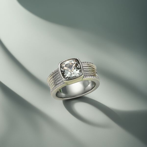 Gr&uuml;ner Amethyst-Ring - 2,20 ct. image number 1