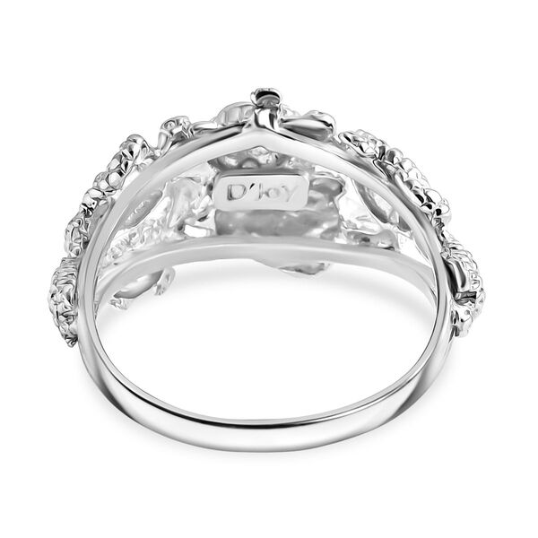 Royal Bali - 925 Silber Schildkröte Ring (Größe 17.00) ca. 5,50g image number 4