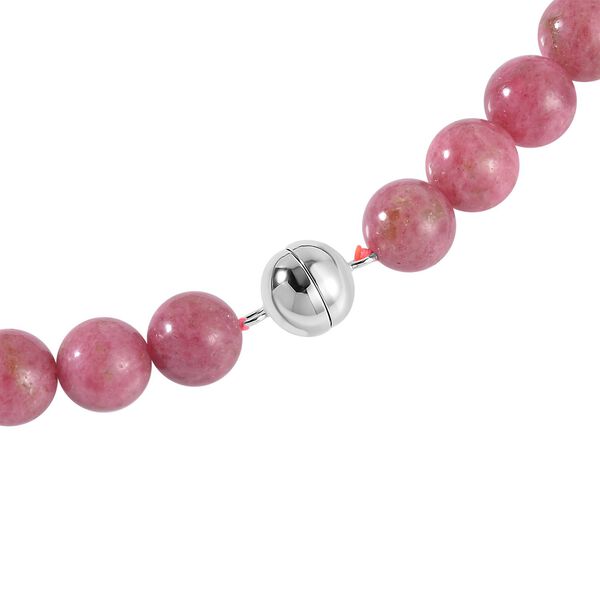Rhodonit Perlen-Halskette, 50cm - 522,51 ct. image number 5
