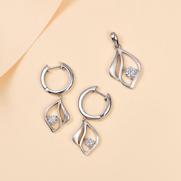 Moissanit Schmuckset - 0,91 ct. image number 8