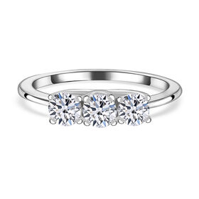 LUXURIANT DIAMOND- SGL zertifizierter VS-EF Labor Diamant Ring in 585 Weißgold - 1 ct.