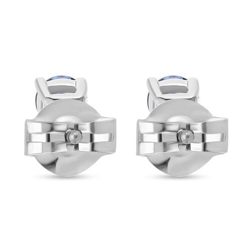 LUXURIANT DIAMOND- SI blaue Labor Diamant Ohrringe - 0,50 ct. image number 2