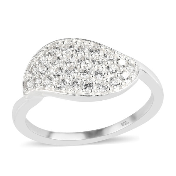 LUSTRO STELLA Wei&szlig;er Zirkonia Ring 925 Silber  ca. 0,79 ct image number 4