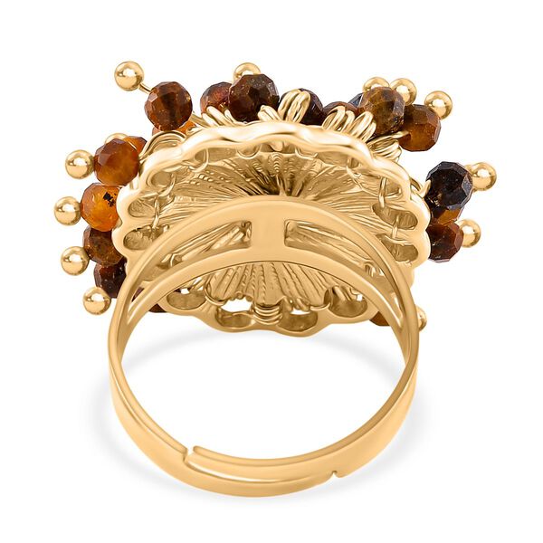 Gelbes Tigerauge Schmuckset - 15 ct. image number 5