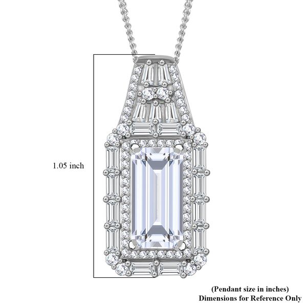 D'Joy Moissanit Anhänger mit 50cm Kette - 4,03 ct. image number 5