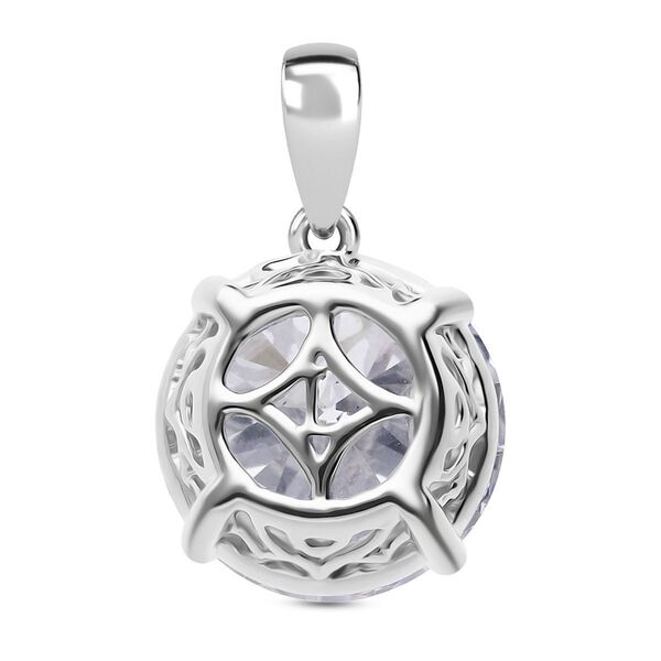 LUXURIANT VS-EF Labor Diamant Anhänger, 925 Silber rhodiniert - 10 ct. image number 4