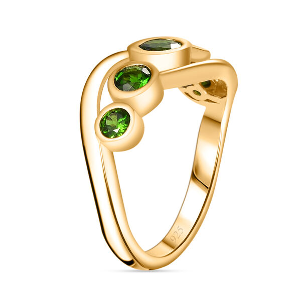 Nat&uuml;rlicher Chromdiopsid-Ring - 0,97 ct. image number 4