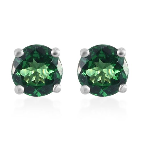 RHAPSODY AAAA Tsavorite Granat-Ohrstecker, 950 Platin ca. 0.83 ct image number 0