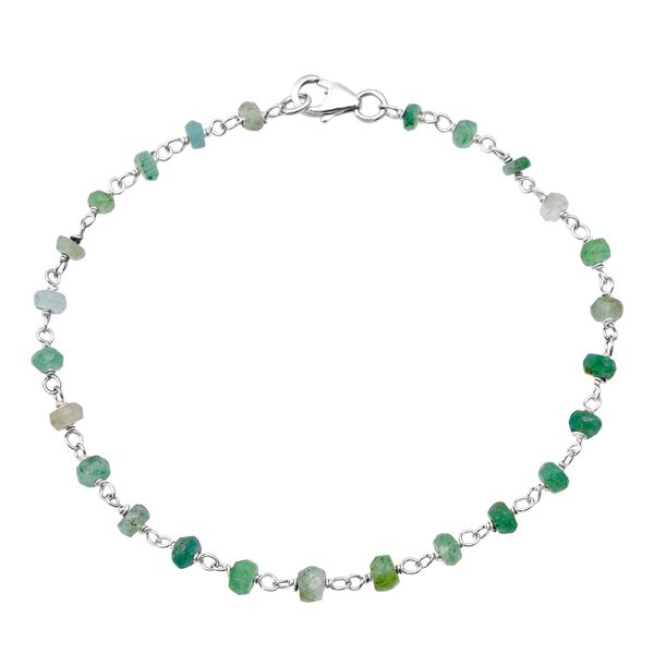 Socoto Smaragd Armband ca. 19 cm 925 Silber ca. 6,00 ct. image number 0