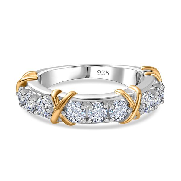 Moissanit Ring - 0,93 ct.