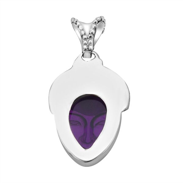 Sajen Silver- Afrikanischer Amethyst-Anhänger - 20,99 ct. image number 5