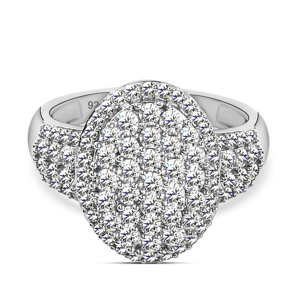 Moissanit Ring - 1,17 ct.