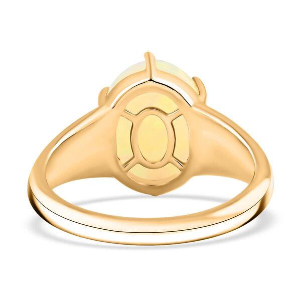 LUXORO zertifiziert und gepr&uuml;ft AAA nat&uuml;rlicher, &auml;thiopischer Welo Opal und Diamant Ring in 417 Gold - 2,80 ct. image number 4