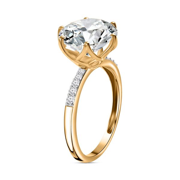 Moissanit Ring, ca. 4,78 ct. image number 4