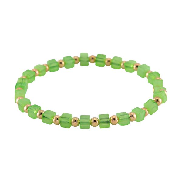 6er Set von J. Francis gefertigt aus Harz: 5 Armb&auml;nder und 1 Uhr, vergoldet image number 6