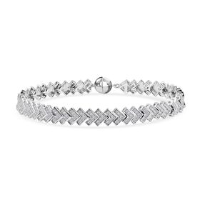 LUXURIANT SI-GH Labor Diamant 19cm Armband - 2,59 ct.