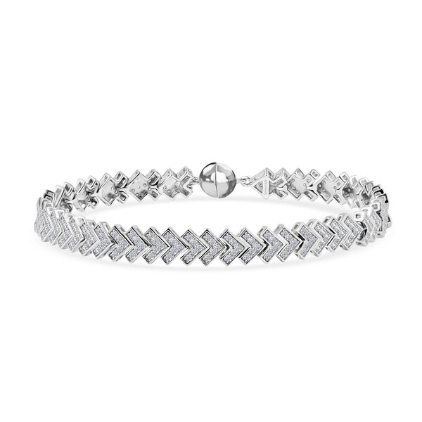 LUXURIANT SI-GH Labor Diamant 19cm Armband - 2,59 ct.