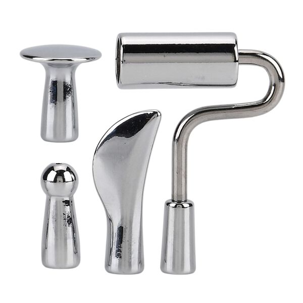 Akupunktur Meridian Stift mit Mikrostrom, wiederaufladbar, 9 Intensit&auml;tsstufen, Silber image number 7