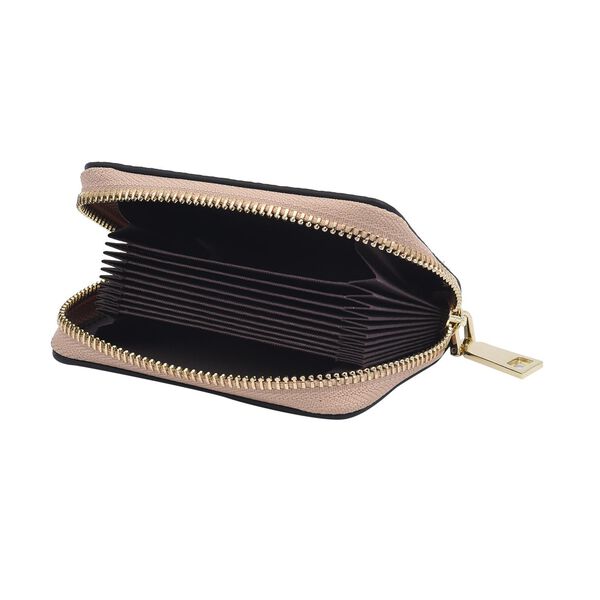 SENCILLEZ Geldbörse aus 100% echtem Leder und RFID Schutz, Größe 12x2x8 cm, Gold image number 4