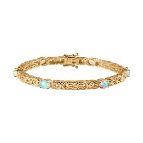 AA natürlicher, äthiopischer Welo Opal Armreif, 19 cm - 3,18 ct.