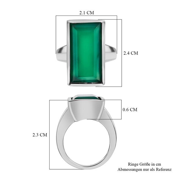 AAA Verde Onyx Ring - 9,66 ct. image number 7