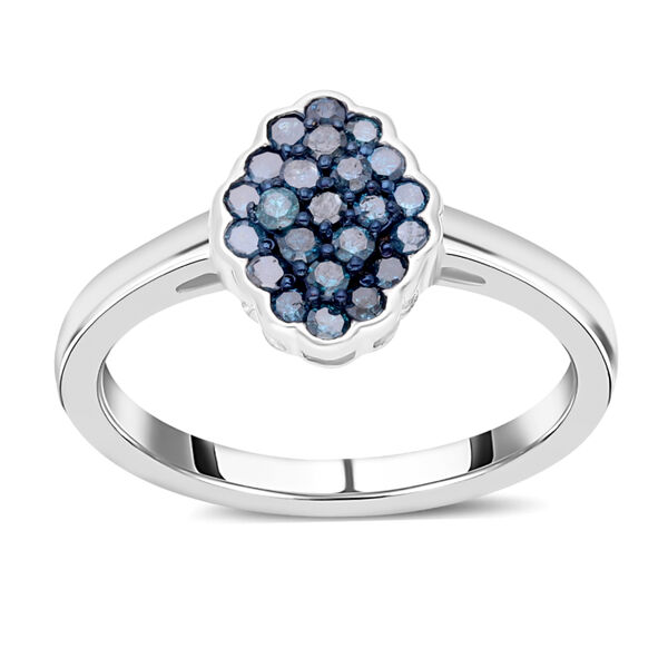 Blauer Diamant-Ring - 0,50 ct.